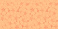 Elegant coral floral pattern. Perfect for textile design, wallpaper, or website backgrounds. Soft, delicate line art style