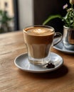 Elegant Cortado Coffee Royalty Free Stock Photo