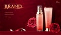 Elegant cosmetic ads