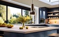 Elegant 3D Render: Beautifully Designed Kitchen