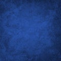 Elegant dark sapphire blue background with old vintage marbled texture and grunge