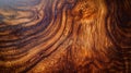 Elegant Dark Walnut Veneer Table Surface with Smooth Texture and Stunning Natural Patterns Royalty Free Stock Photo