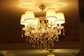 Elegant decorative light in the room