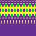 Elegant decorative luxury pattern Harlequin Mardi Gras