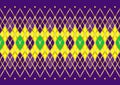 Elegant decorative luxury pattern Harlequin Mardi Gras