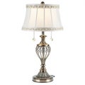 Elegant decorative table lamp isolated on transparent background Royalty Free Stock Photo