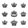 Elegant detailed classic crowns