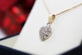 Elegant Diamante heart