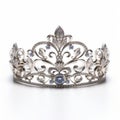 Elegant Diamond And Sapphire Tiara Inspired By Royalty Royalty Free Stock Photo