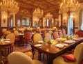 Elegant Dining Experience: A Luxurious Restaurant Interior AI-Generated Design