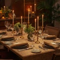 banquete mesa jantar Royalty Free Stock Photo