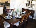 Elegant dining table area