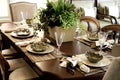 Elegant dining table area
