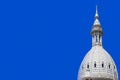 Elegant dome of Michigan state Capitol building