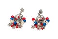 Elegant earrings from sliver