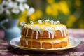 Elegant easter brunch with friends delightful table decor, delicious treats, and champagne Royalty Free Stock Photo