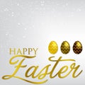 Elegant Easter Egg card Royalty Free Stock Photo