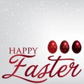 Elegant Easter Egg card Royalty Free Stock Photo