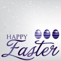 Elegant Easter egg card Royalty Free Stock Photo