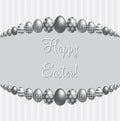Elegant Easter egg card Royalty Free Stock Photo