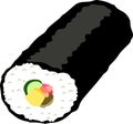 Elegant Eho-maki sushi roll