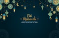 elegant eid mubarak islamic banner design