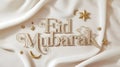 Elegant Eid Mubarak typography . Royalty Free Stock Photo