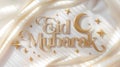 Elegant Eid Mubarak typography . Royalty Free Stock Photo
