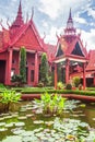 Elegant exterior of the National Museum of Cambodia Royalty Free Stock Photo