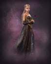 Elegant Fairytale Princess, 3d CG Royalty Free Stock Photo