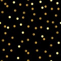 Elegant Festive Gold Dot Pattern Design Background