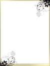 Elegant Floral Page Border Template no header