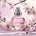 Elegant Floral Perfume Bottle - Enhance Your Look with Style