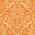 Elegant flowing traditional baroque ornamental design perfect for decorative projects. Royalty Free Stock Photo