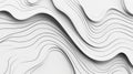 Elegant, flowing white lines on a clean background, creating a serene wave-like pattern