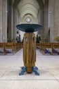 The elegant font in Guildford Cathedral