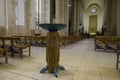 The elegant font in Guildford Cathedral