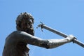 Elegant fountain Neptune, Danzing, Gdansk, Poland. Royalty Free Stock Photo