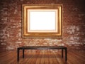 Elegant frame with a rustic background Royalty Free Stock Photo