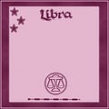 Elegant frame with zodiac sign-Libra Royalty Free Stock Photo