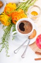 Elegant fresh breakfast Royalty Free Stock Photo