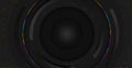 Elegant futuristic background. Abstract background of gradient circles in the form of a sound speaker Royalty Free Stock Photo