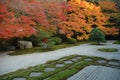 Elegant garden autumn Royalty Free Stock Photo