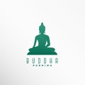 elegant gautama buddha background for buddhism dharma