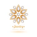 Elegant gemstones vector jewelry decoration.