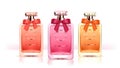 Elegant glass bottles for womens perfumes with