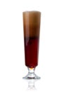 Elegant glass of cold dark beer with foam Royalty Free Stock Photo