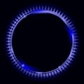 Elegant glowing circle