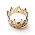 Elegant Gold Crown Ring - Stunning Jewelry For Royalty