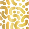 Elegant gold foil abstract handdrawn background